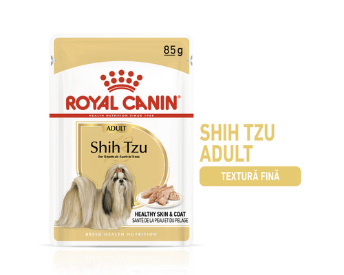 Hrană pentru câini Royal Canin Shih Tzu Adult în pungă de 85 de grame