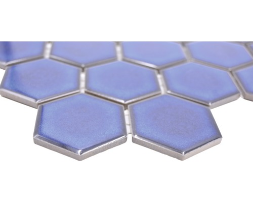 Placă mozaic ceramică hexagonală