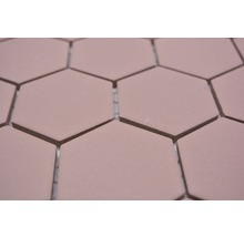 Mozaic piscină ceramic HX AT54 Hexagon Uni roșu cărămidă 32,5x28,1 cm