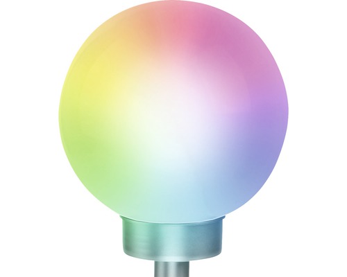 Glob decorativ de grădină cu efect de lumină multicoloră