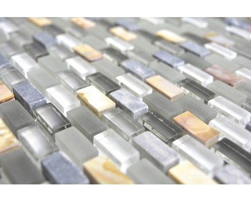 Plăci de mozaic din sticlă și piatră