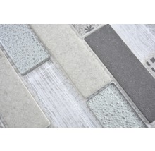 Mozaic XCM BR89 brick crystal retro gri 29,7x25,8 cm