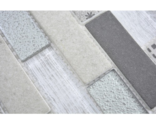 Placă de mozaic cu diferite structuri de suprafață