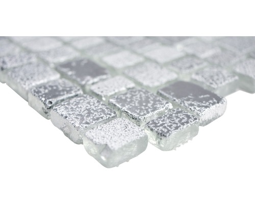 Plăci de mozaic din sticlă și argint