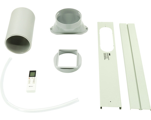 Set de accesorii pentru aparate de aer condiționat cu furtun de evacuare, etanșare pentru ferestre, adaptor și telecomandă
