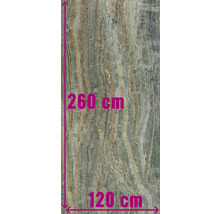 Model de gresie cu dimensiunile de 260 cm pe 120 cm