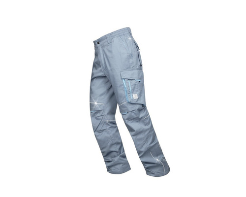 Pantaloni de lucru gri cu buzunare