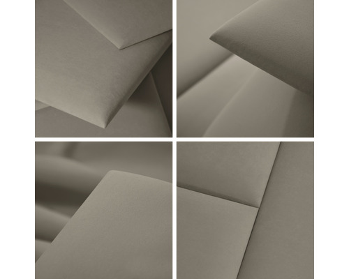 Prim-plan al unei piese de mobilier tapițate cu husă din material textil