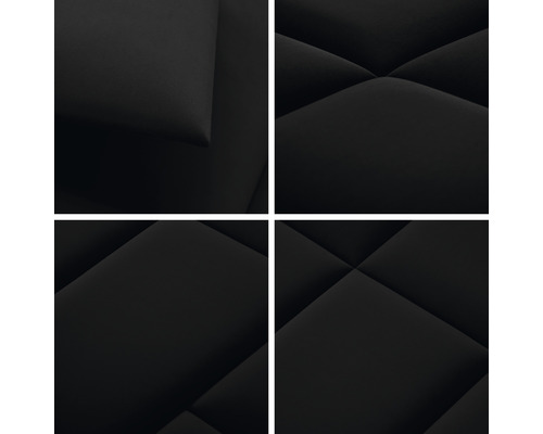 Prim-plan cu țesătură matlasată