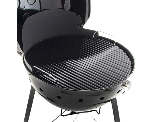 Grătar sferic cu grătar și suport pentru capac