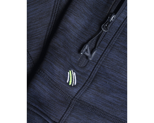 Imagine detaliată cu bluză cu fermoar și logo