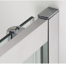 Ușă duș culisantă Sanotechnik Elite 120 x 195 cm sistem Soft Close sticlă transparentă profil crom-thumb-2