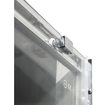 Ușă duș culisantă Sanotechnik Elite 120 x 195 cm sistem Soft Close sticlă transparentă profil crom-thumb-3