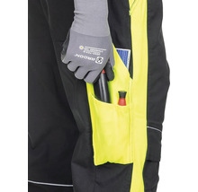Pantaloni de lucru Ardon Neon din bumbac + poliester negru/galben, mărimea 64-thumb-7