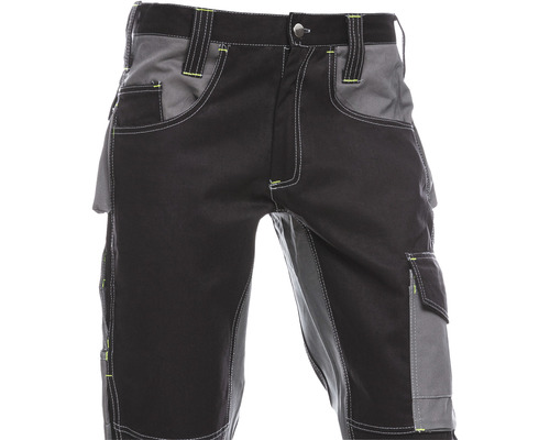 Pantaloni scurți de lucru negri cu buzunare