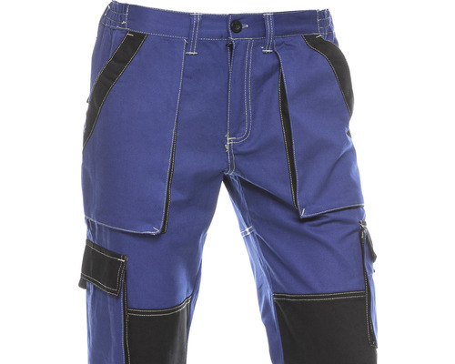 Pantaloni de lucru albaștri cu buzunare