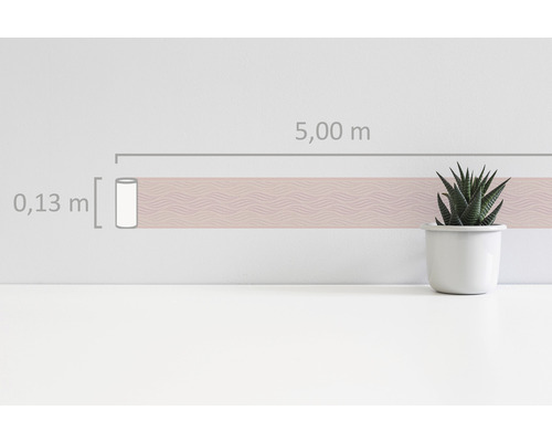 Bordură de tapet cu dimensiunile de 0,13 metri pe 5,00 metri