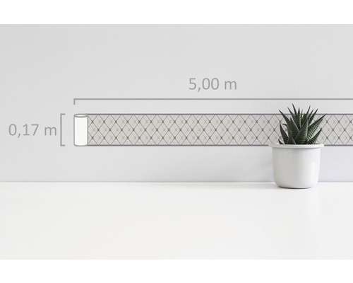 Chenar, 0,17 metri înălțime, 5,00 metri lungime