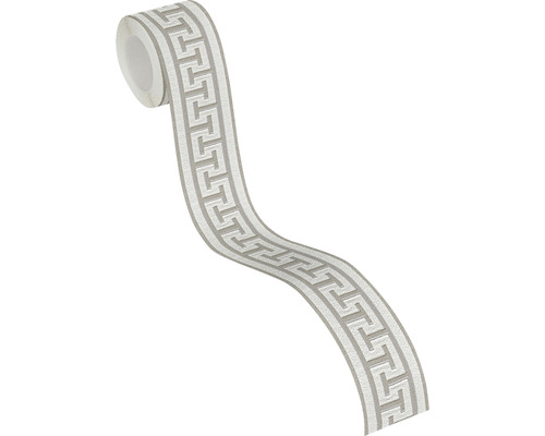 Bordură de tapet cu motiv grecesc meandru pe rolă