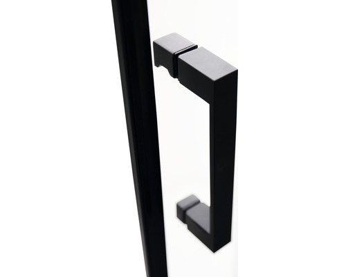 Mâner negru pentru ușa cabinei de duș