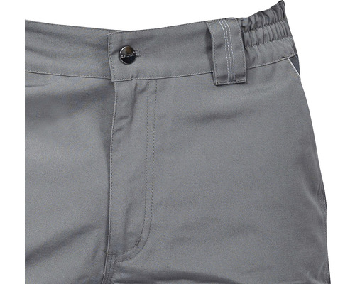 Imagine detaliată a pantalonilor cu închidere cu nasturi și bucle pentru curea