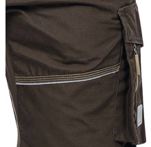 Pantaloni scurți Ardon Urban din bumbac + poliester maro, mărimea 58