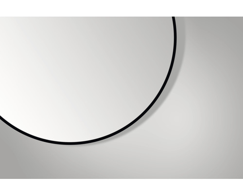 Oglindă rotundă cu ramă îngustă