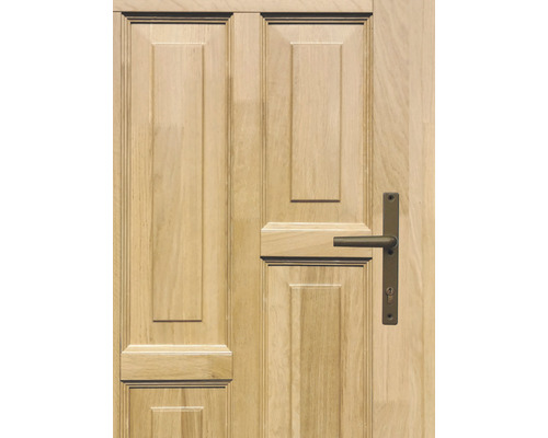 Ușă din lemn cu mâner