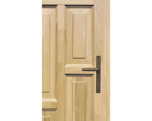 Ușă din lemn cu mâner