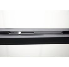 Ușă duș culisantă Sanotechnik Elite Black 118-122x195 cm sticlă transparentă profil negru mat-thumb-6