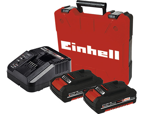 Einhell Power X-Change set acumulatori cu încărcător și valiză