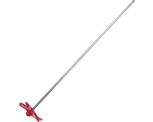 Burghiu de pământ metalic cu aripi din plastic