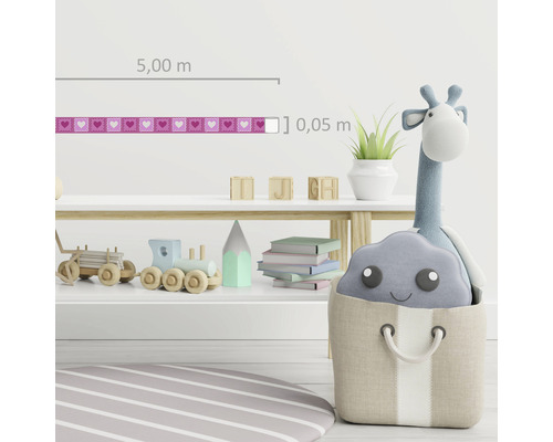 Scenă cu bordură pentru camera copiilor, lungime 5 metri