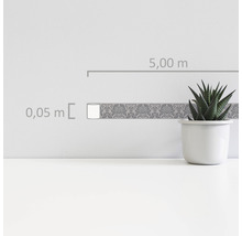 Bandă decorativă cu bordură, cu o lungime de 5,00 metri și o lățime de 0,05 metri.
