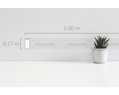 Chenar pentru camera bebelușului, lungime de 5 metri și lățime de 0,17 metri
