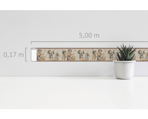 Bordură cu motive cu urși, 0,17 metri înălțime, 5,00 metri lungime