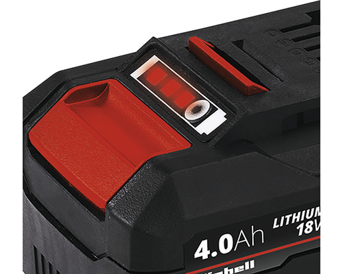 Baterie litiu-ion Einhell 4.0 Ah 18V cu indicator de nivel de încărcare