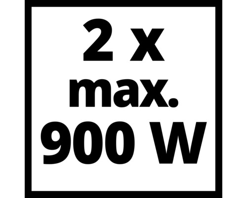 Simbol: 2 x maximum 900 wați