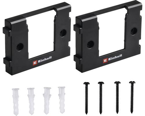 Două suporturi de perete Einhell cu șuruburi și dibluri