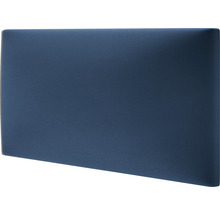 Panou decorativ tapițat Riviera albastru închis 30x60 cm, aspect de catifea