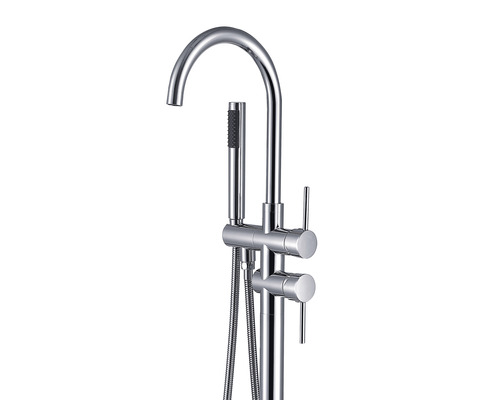 Baterie de baie freestanding cu duș de mână