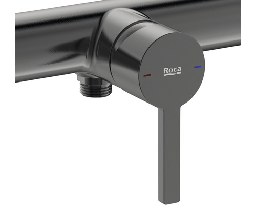 Baterie pentru duș cu o singură manetă și logo Roca