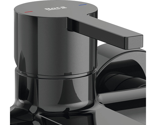 Prim-plan al unui robinet Roca cu manetă