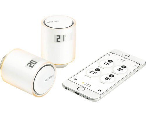 Robineți termostatici Netatmo cu smartphone pentru reglarea temperaturii
