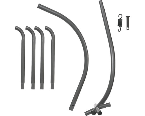 Cadru metalic pentru scaun suspendat cu arc și șurub