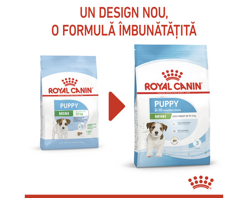Mâncare pentru căței Royal Canin Mini Puppy, formulă nouă