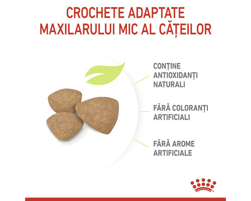 Crochete pentru câini cu antioxidanți naturali, fără coloranți artificiali, fără arome artificiale