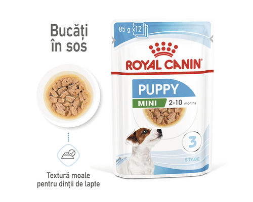 Royal Canin Puppy Mini hrană pentru căței în ambalaj Freshpack