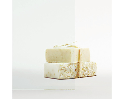 Placă de sticlă cu două săpunuri