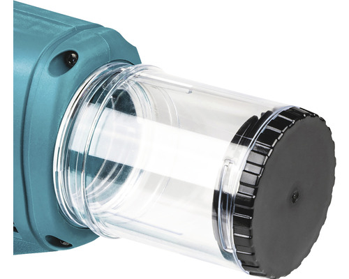 Aspirare praf pentru scule electrice cu recipient transparent
